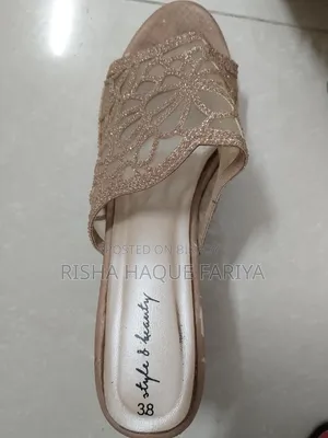 Shoes worn only on the day of reception