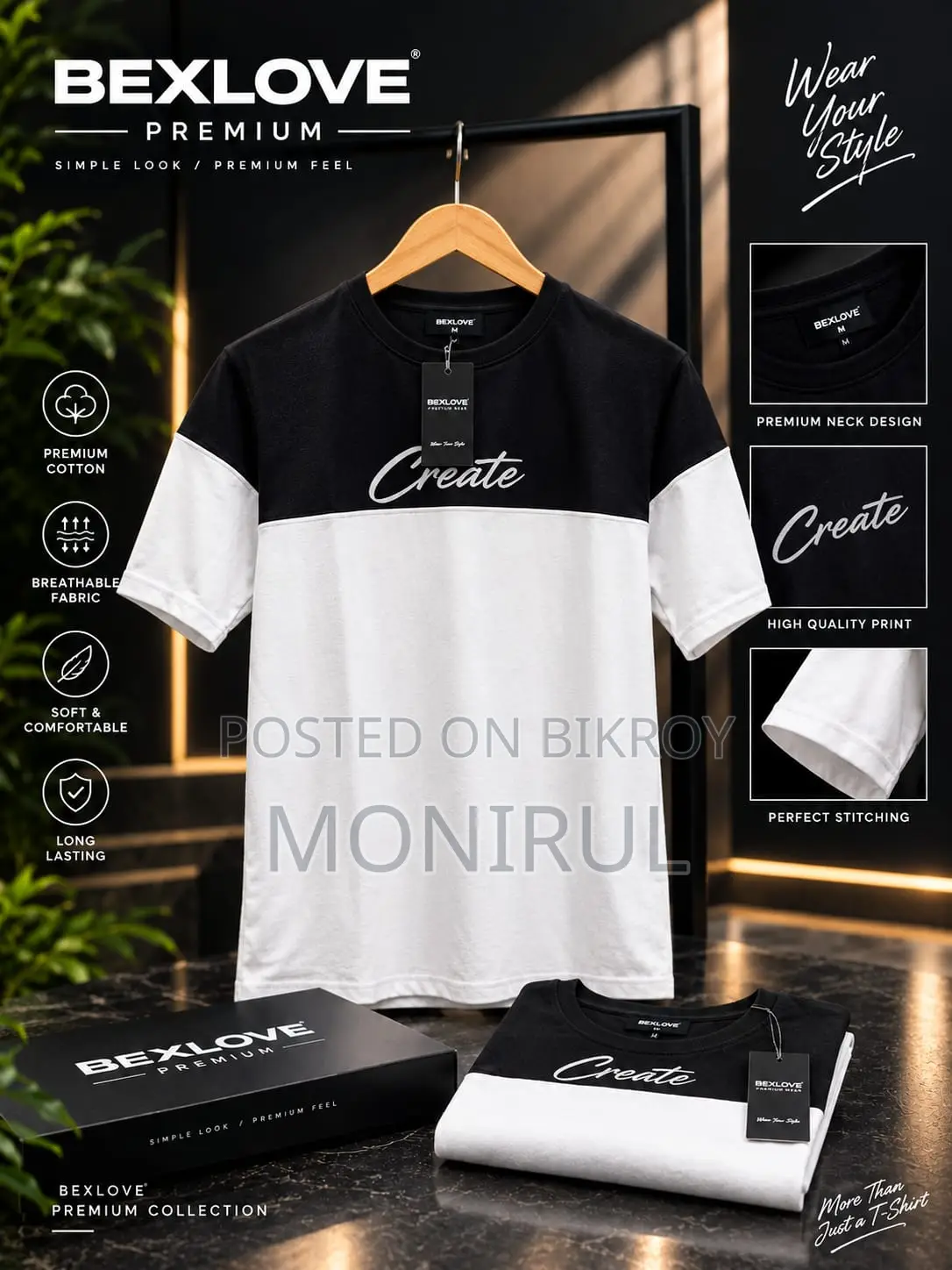BEXLOVE Premium Collection – Stylish T-Shirt for Men