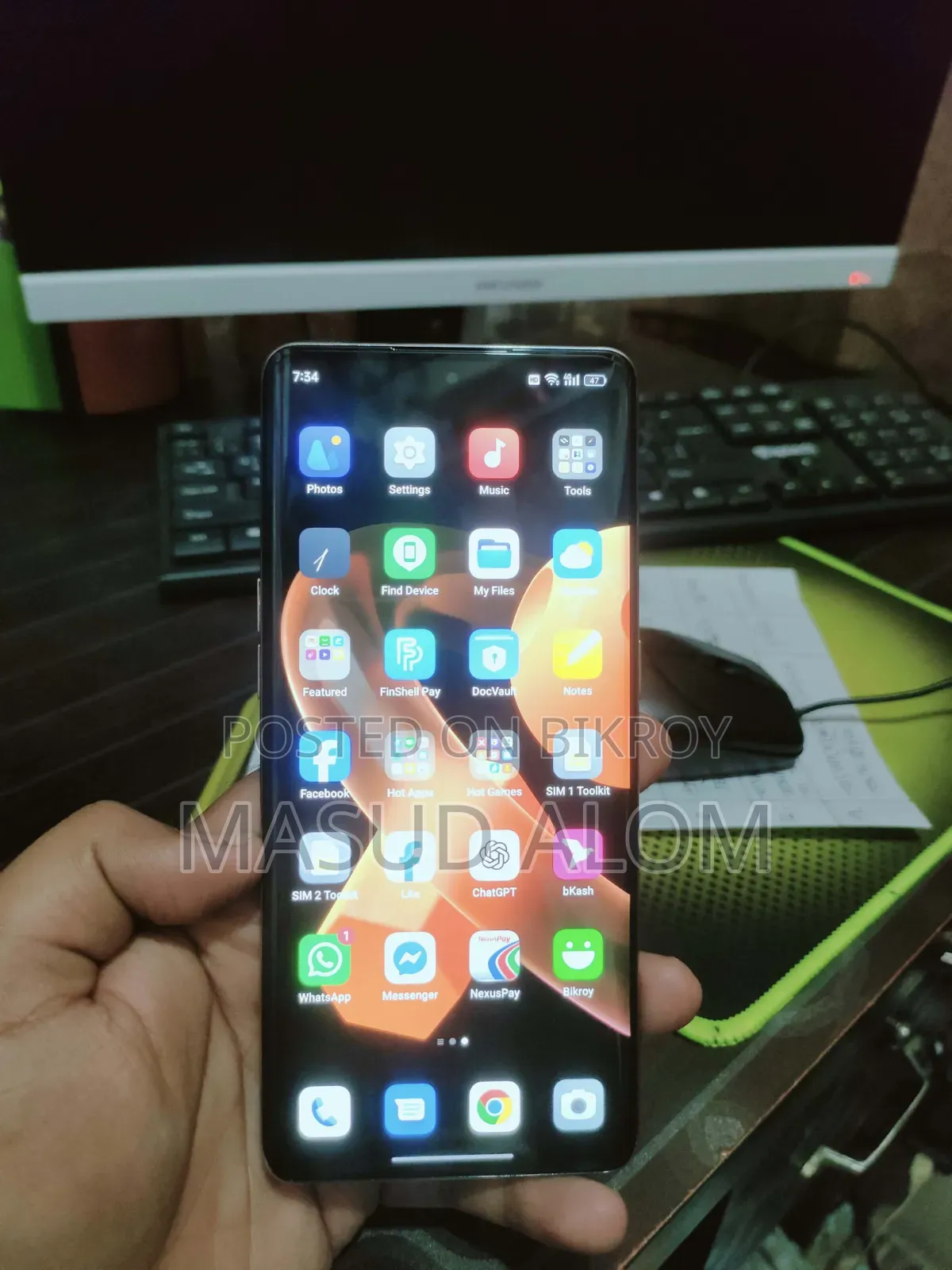 Oppo Reno9 256 GB Rose Gold
