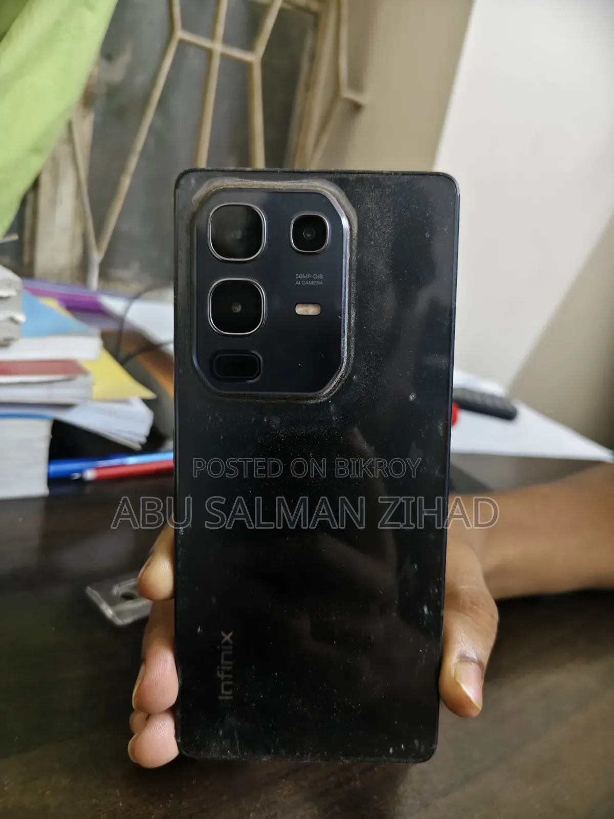 ইনফিনিক্স নোট ৫০ ৪জি ২৫৬ জিবি ব্ল্যাক