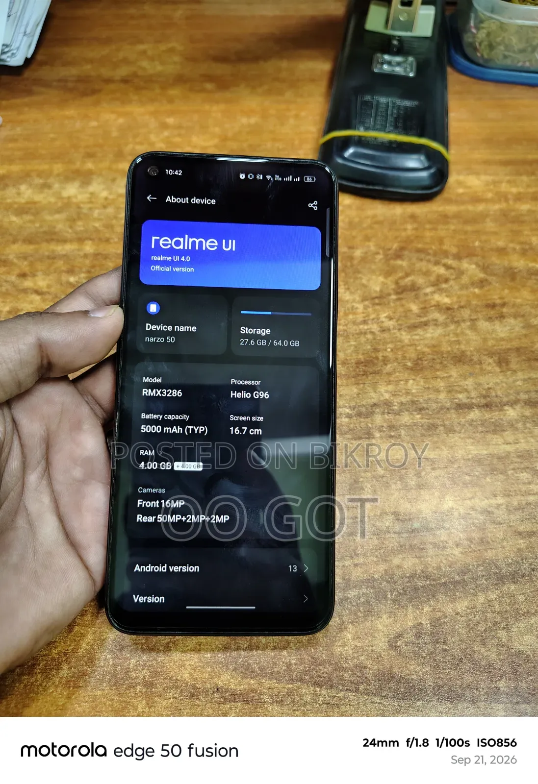 Realme Narzo 50 64 GB Black