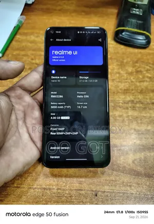 Realme Narzo 50 64 GB Black