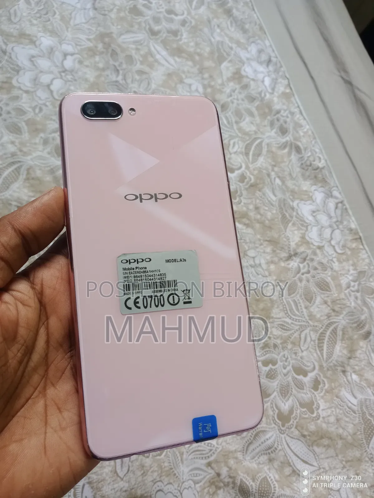 Oppo A3s 64 GB Pink