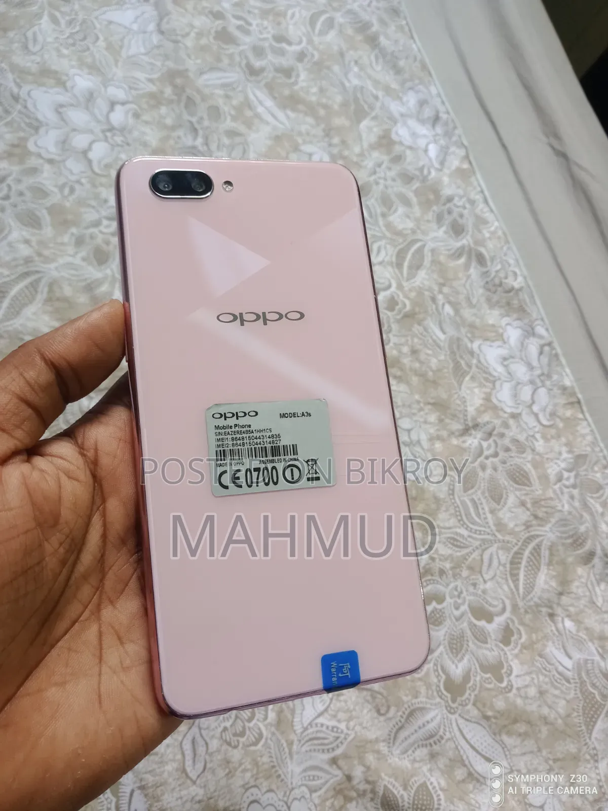 Oppo A3s 64 GB Pink