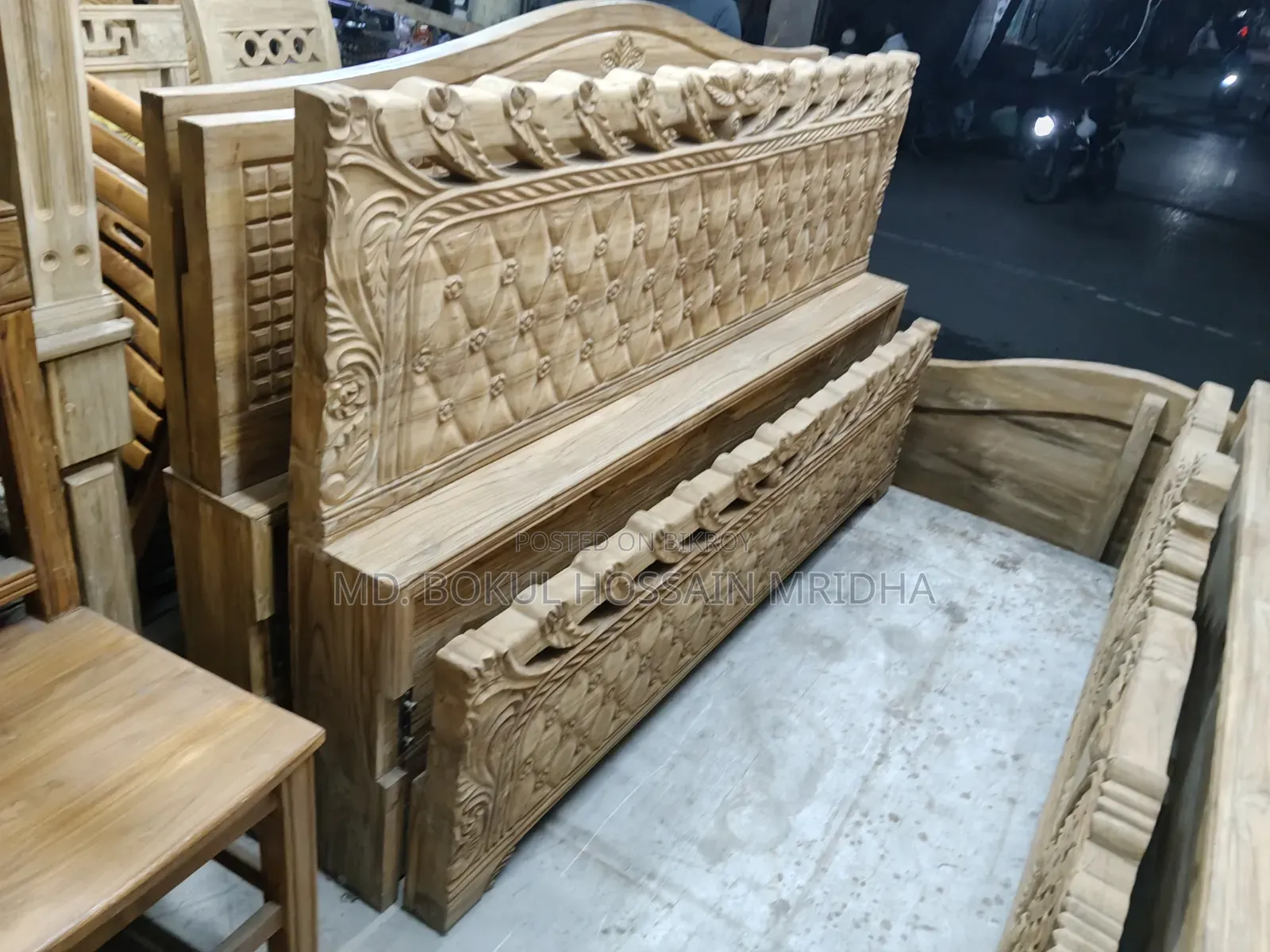 Bed 6*7, 2.5" Solid, CTG Segun Wood