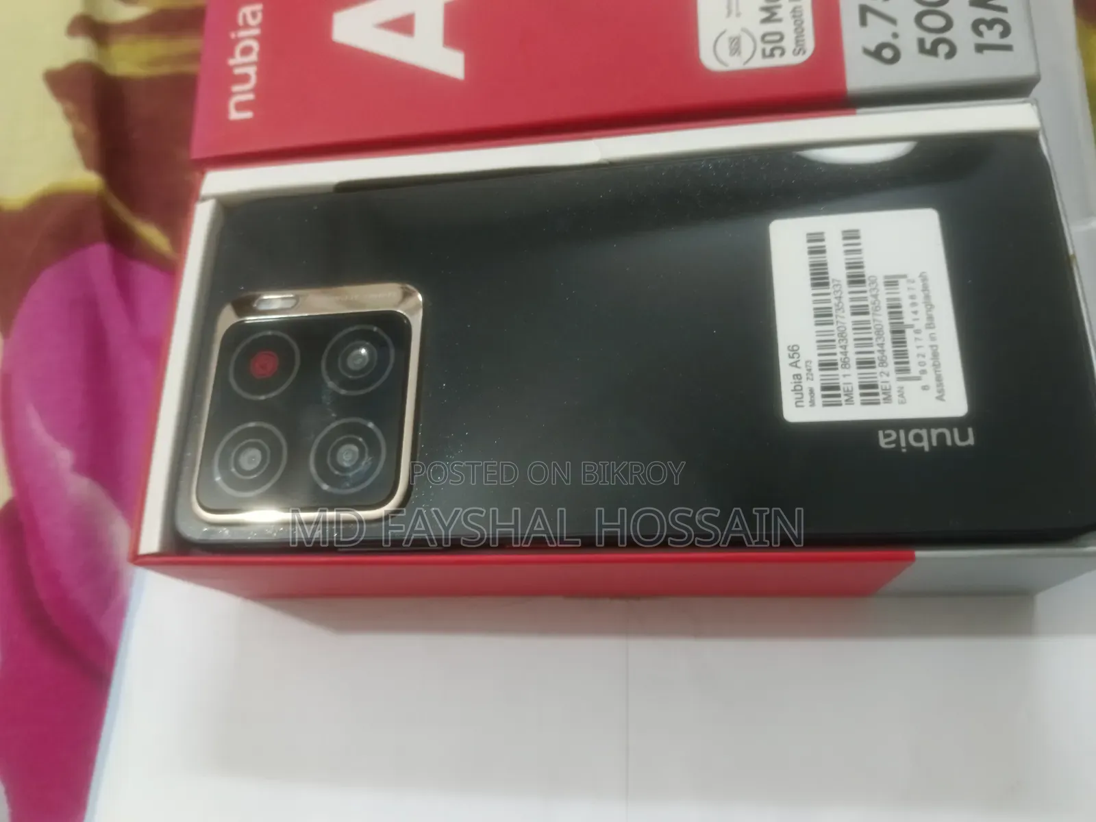 ZTE Blade A56 128 GB Black