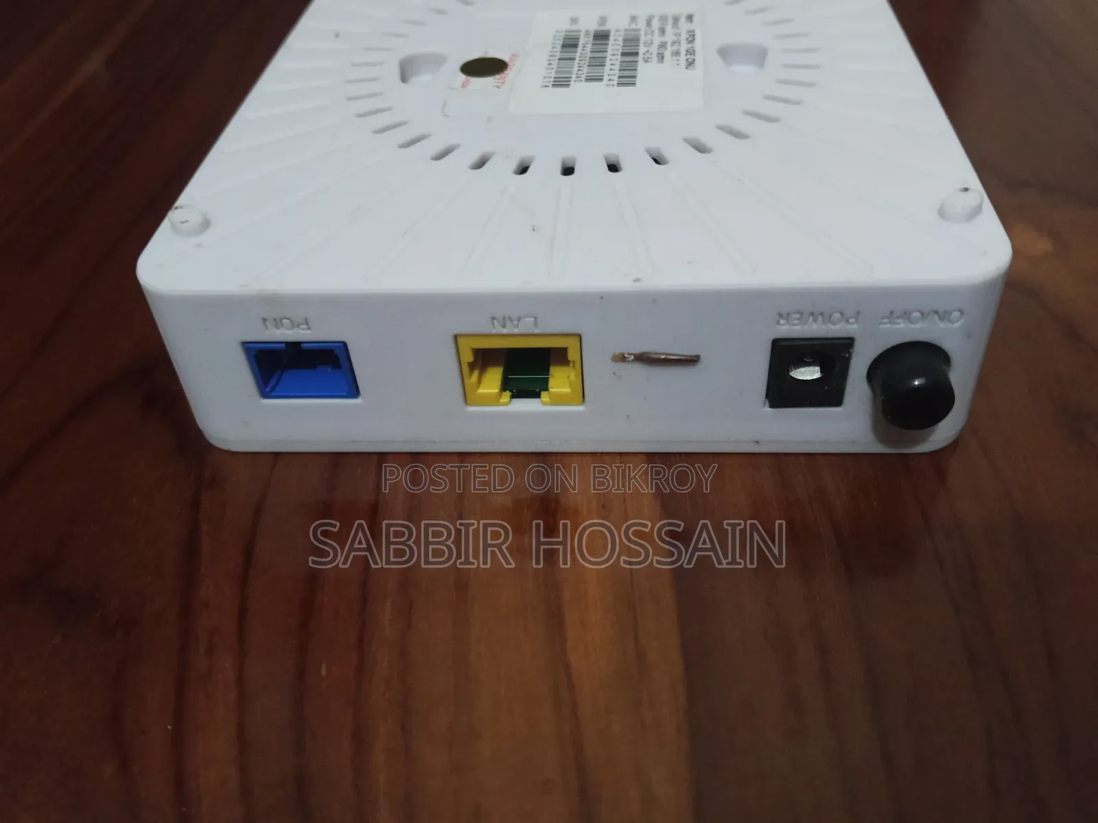 Tenda F3 Used WiFi Router + Brand New XPON 1GE ONU – Combo Offer