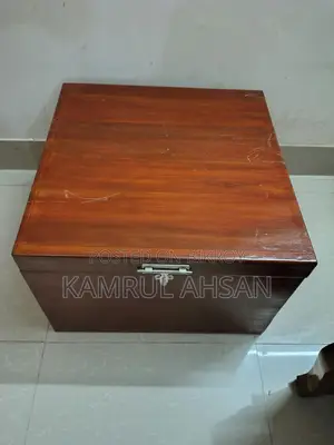 Mahogany Wood Trunk System Box For Sale