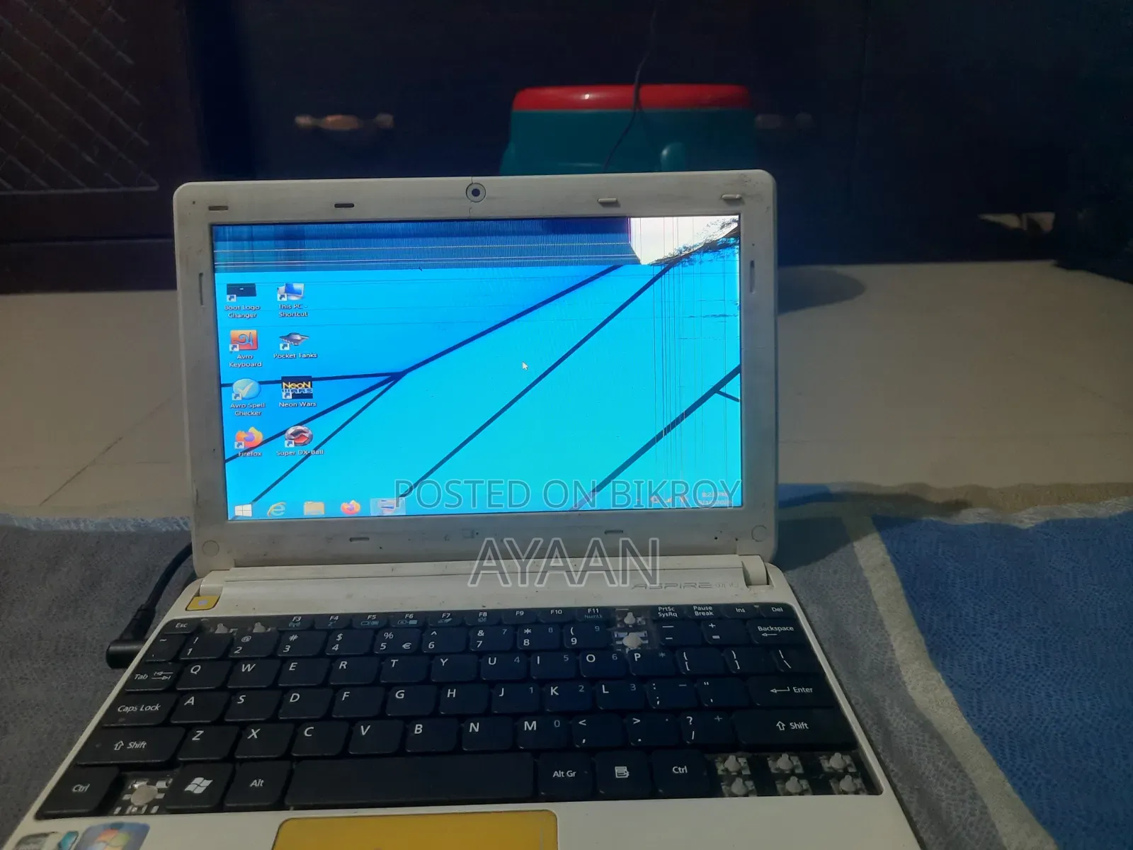Laptop Acer Aspire One 2GB Intel Atom SSD 128GB