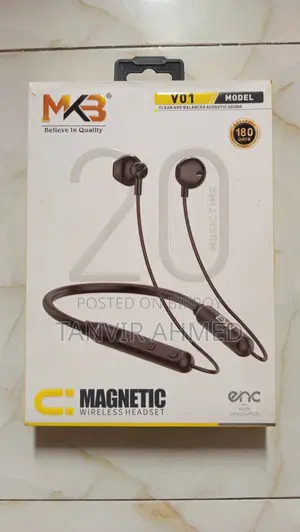 MKB V01 Magnetic ENC Wireless Neckband