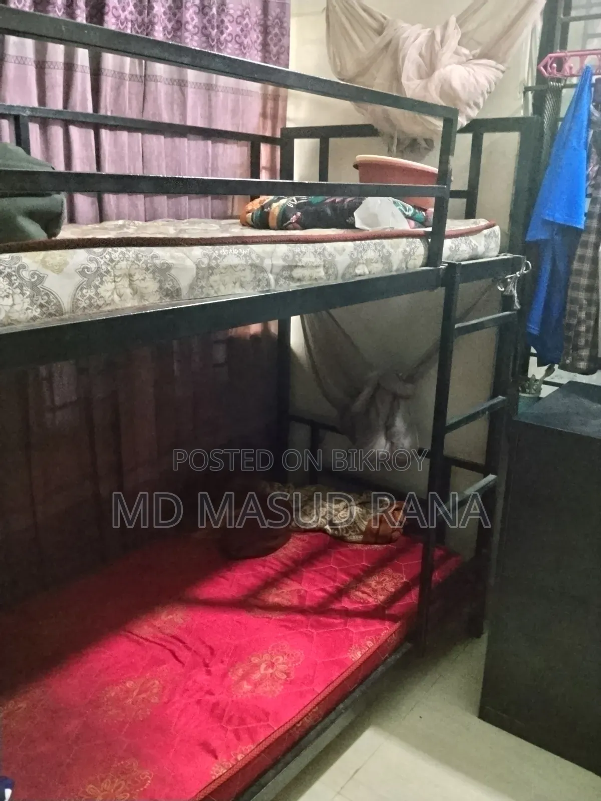 অল্প ব্যবহৃত আকর্ষণীয় এবং মজবুত বাঙ্কার বেড (Bunk Bed) বিক্রয় হবে