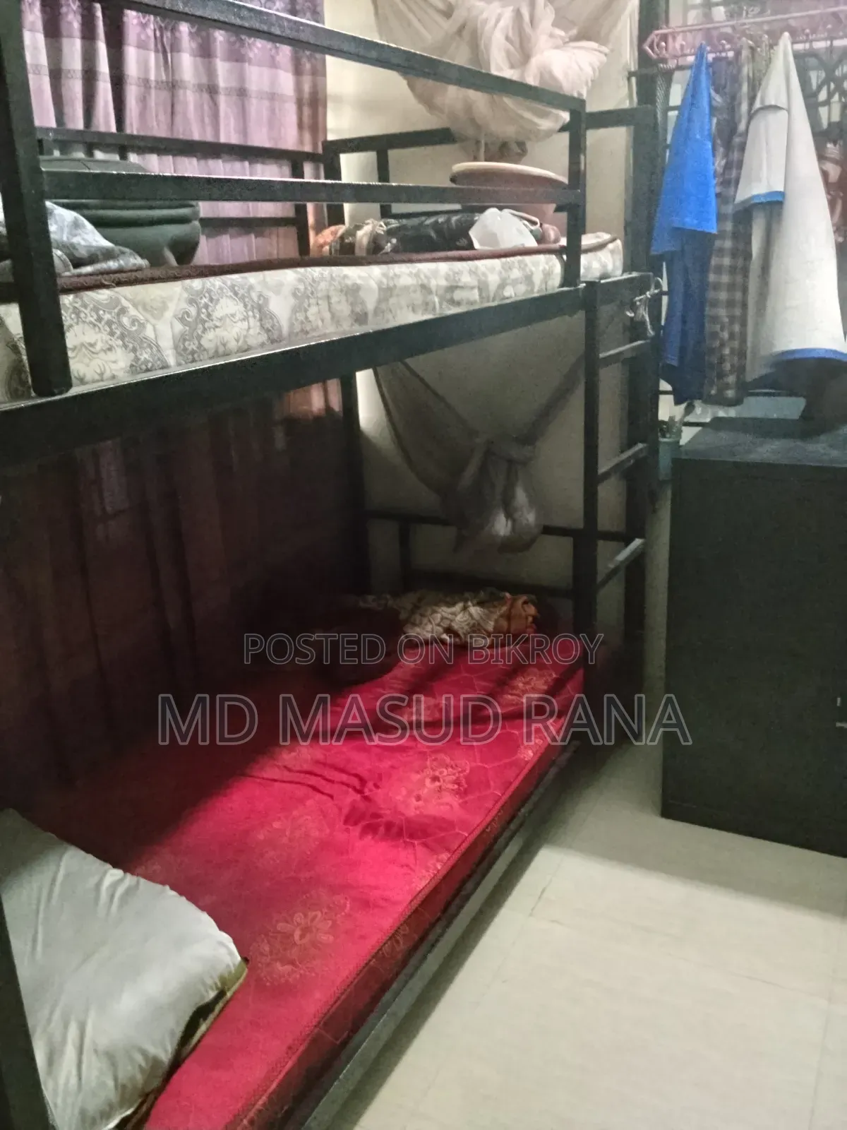 অল্প ব্যবহৃত আকর্ষণীয় এবং মজবুত বাঙ্কার বেড (Bunk Bed) বিক্রয় হবে