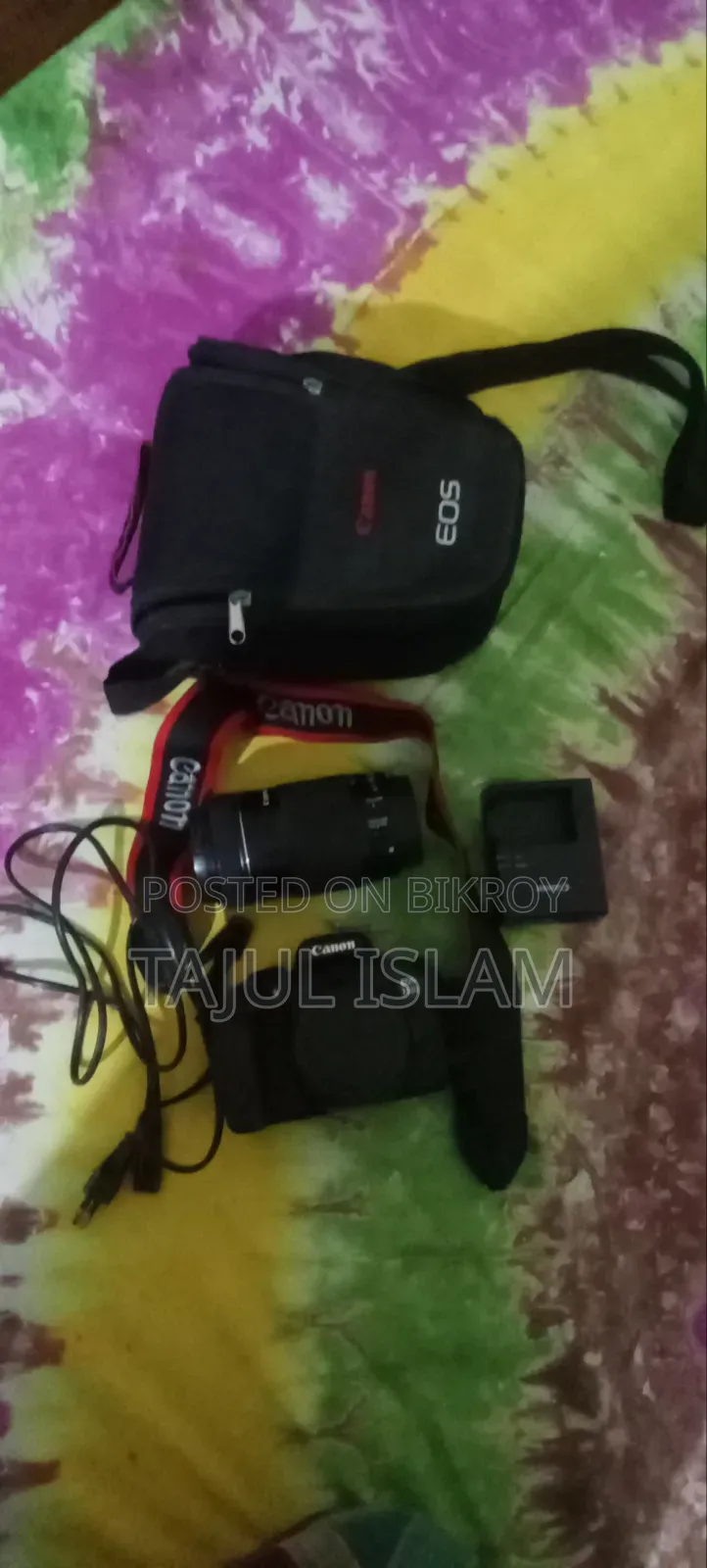 ক্যানন ইওএস ৭৫০ডি ক্যানন ৫৫-২৫০ মিমি জুম লেন্স সহ
