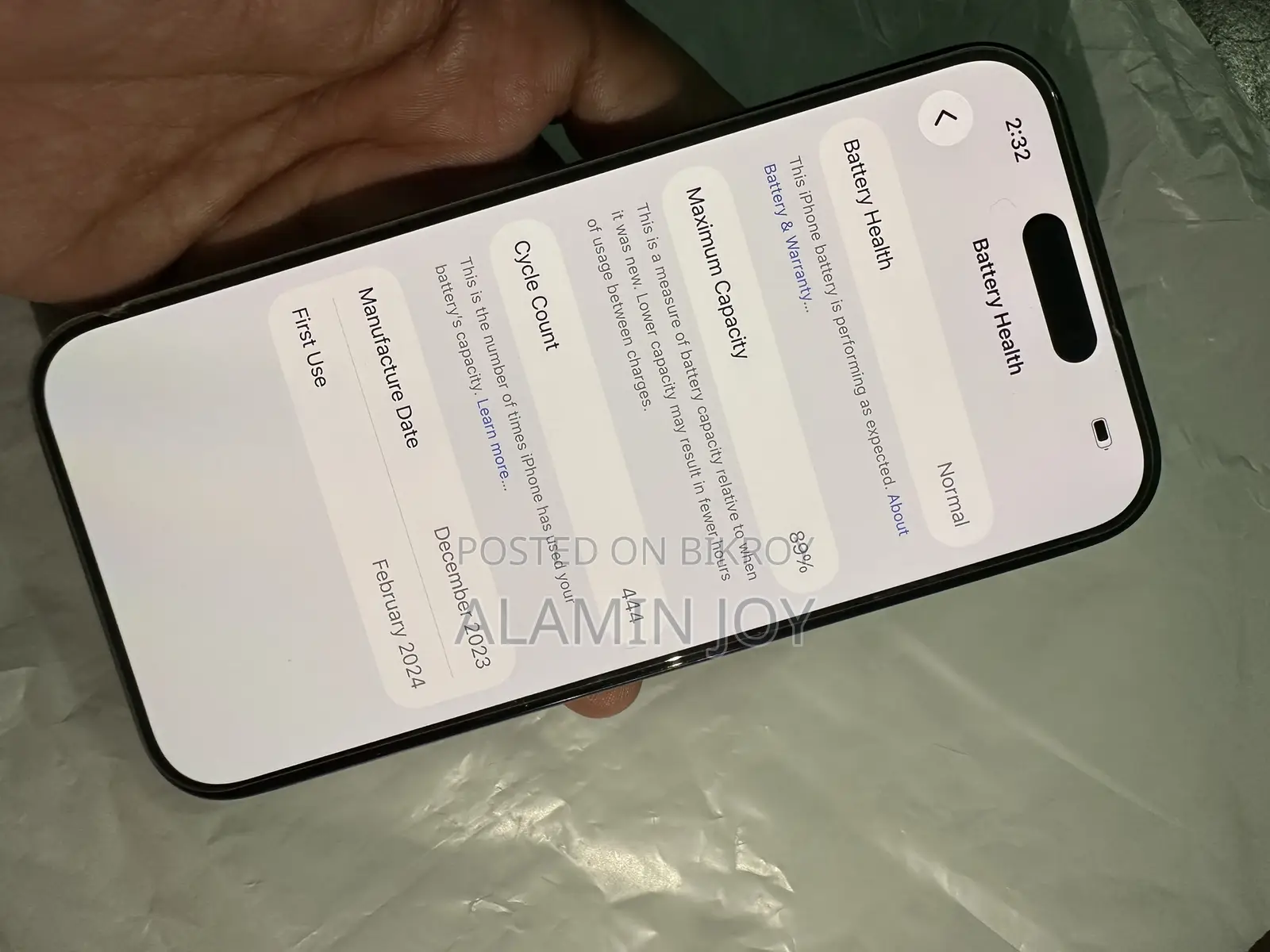 Apple iPhone 15 Pro 128 GB Blue