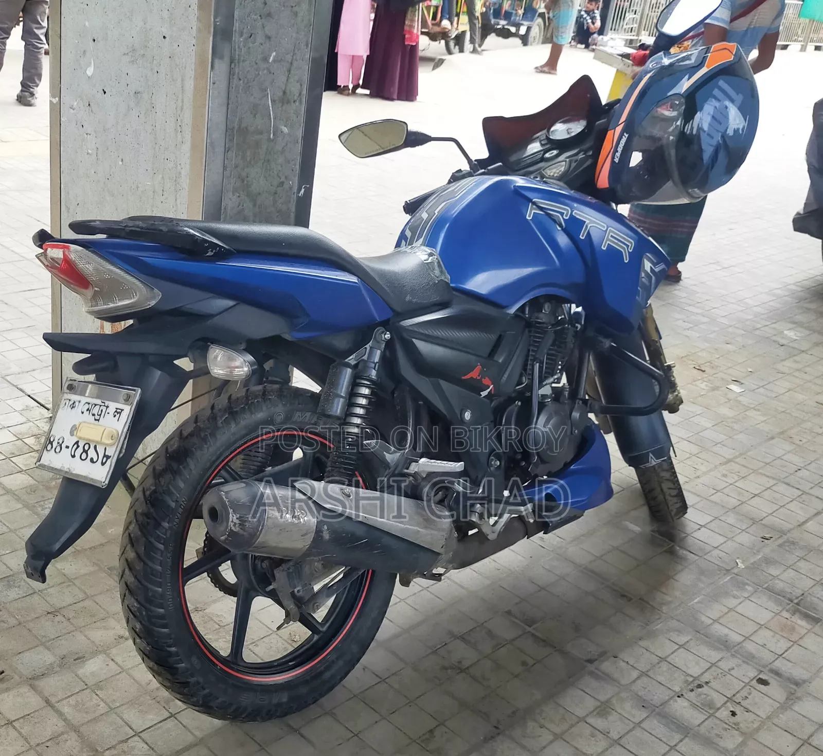 TVS Apache RTR 160 2V 2019 Blue
