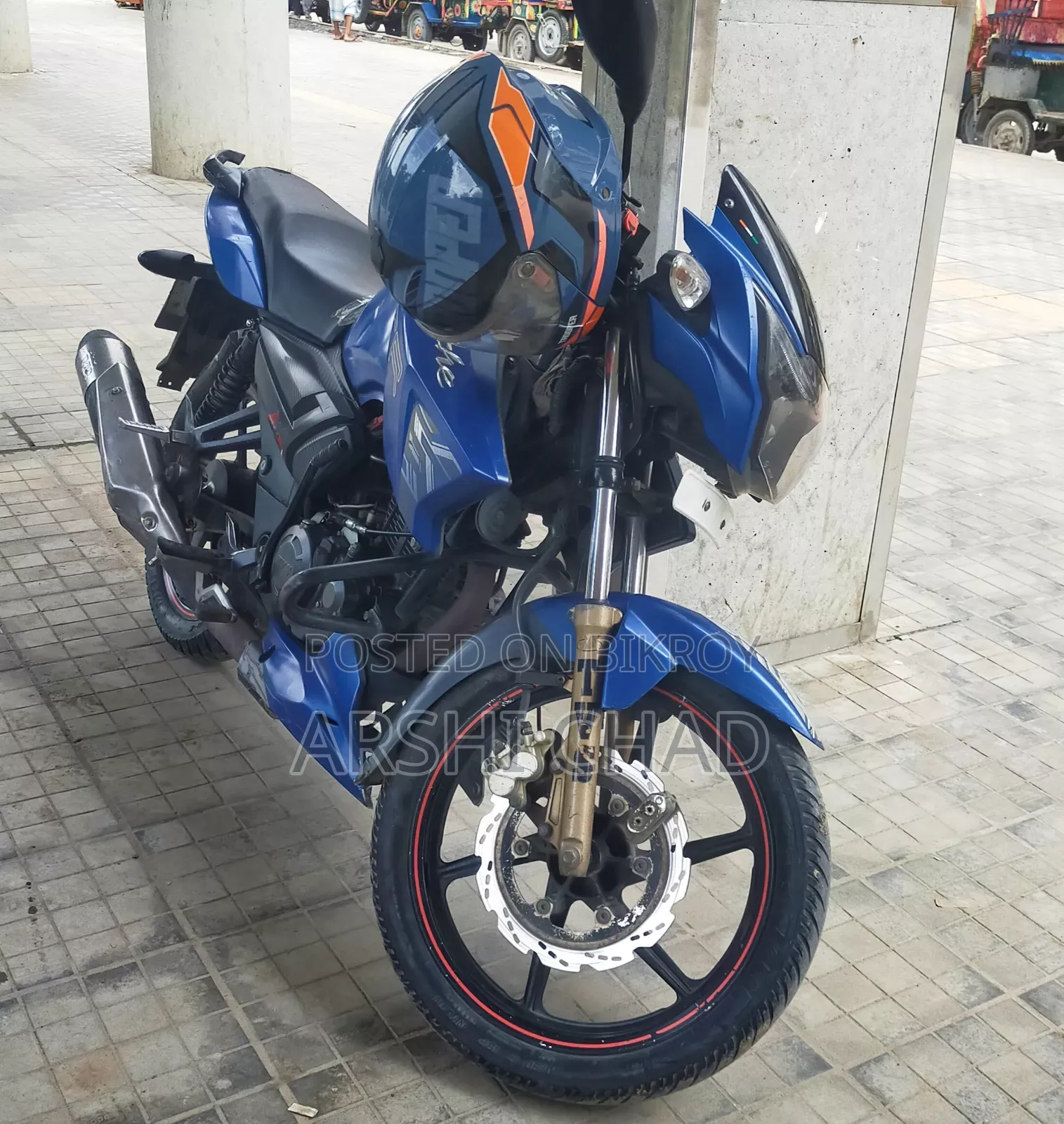 TVS Apache RTR 160 2V 2019 Blue