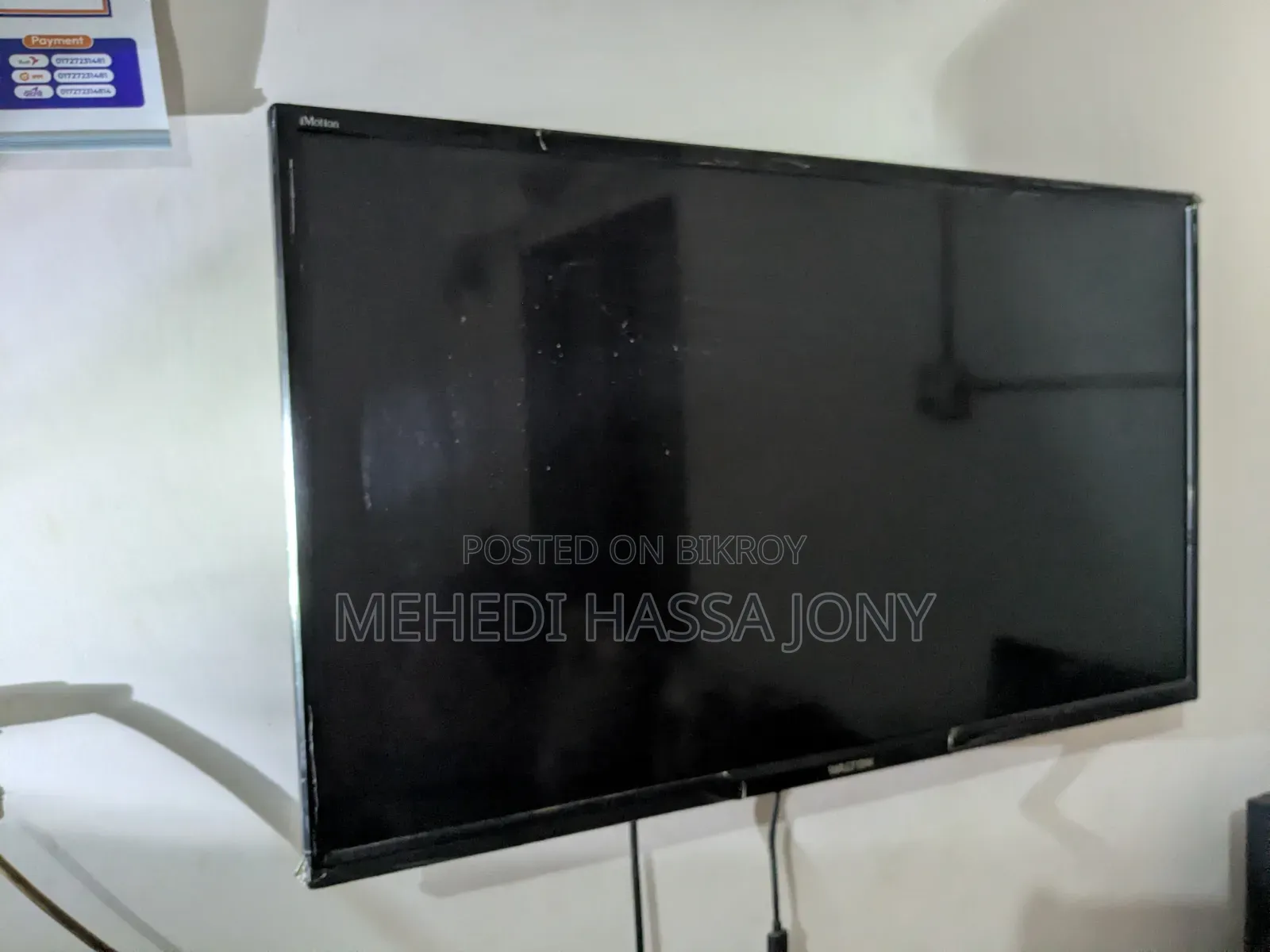 Walton TV Android Useable with TV Box Included