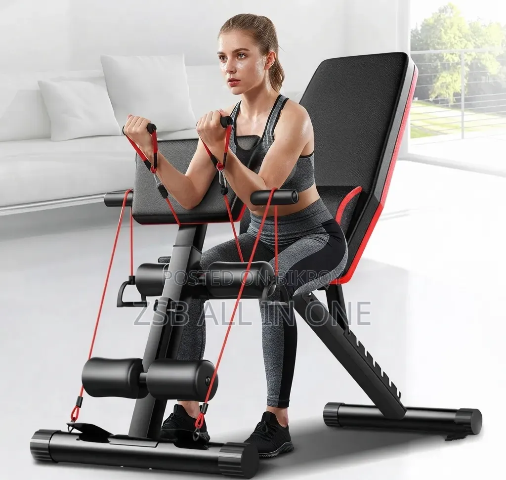 Adjustable Weight Bench With Foldable Flat/Incline/Decline