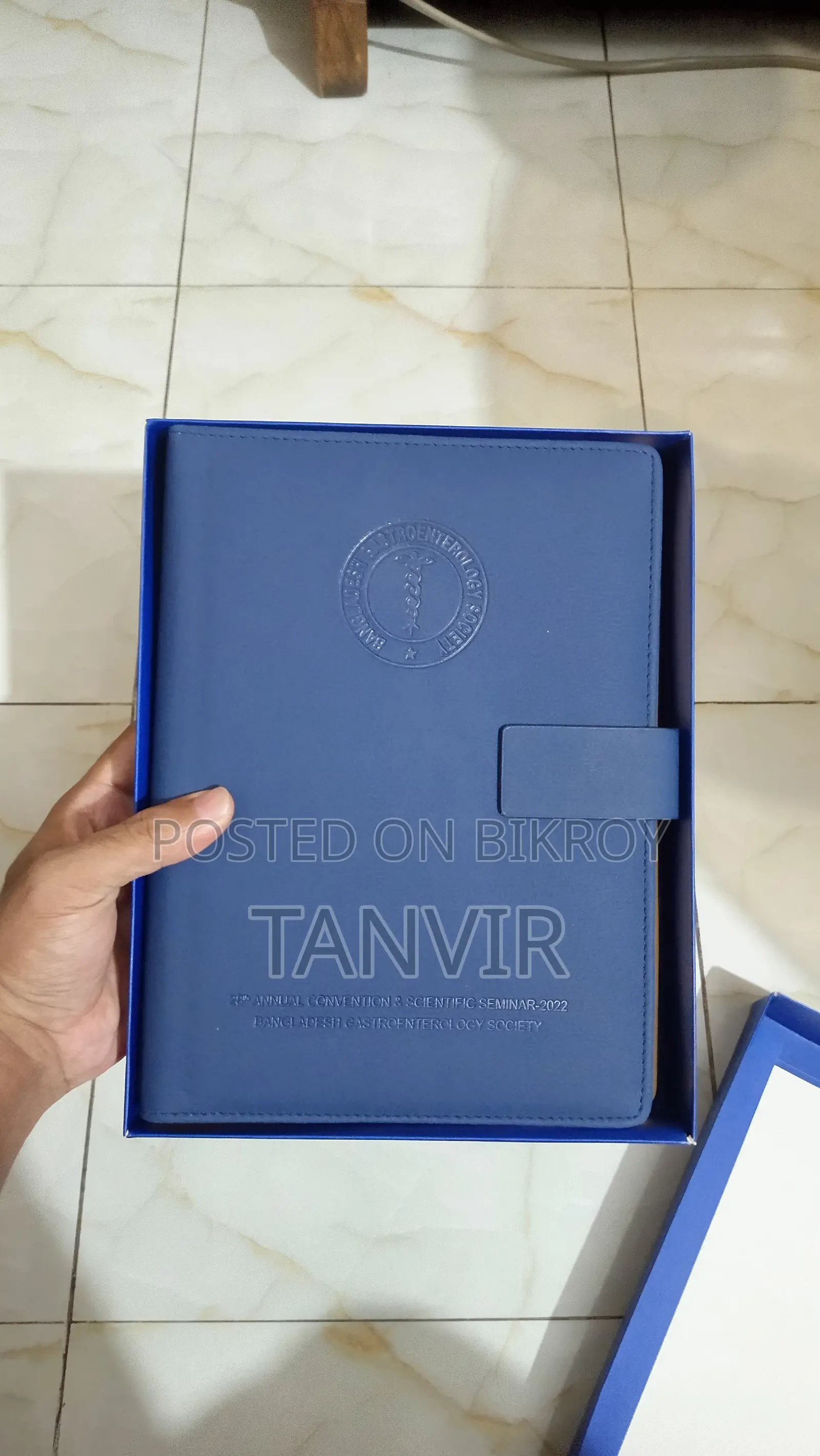 Notebook Navy Blue Color