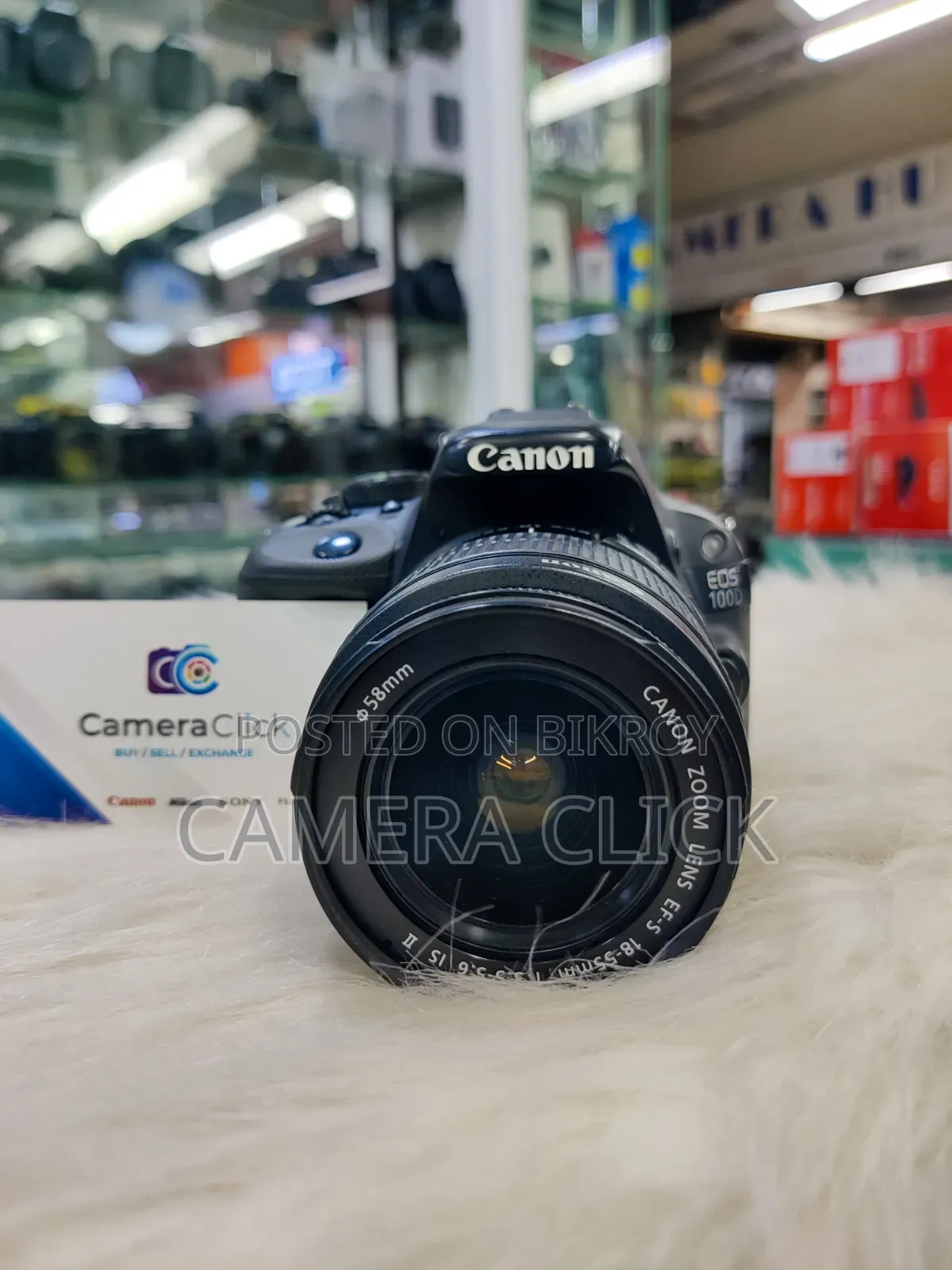 Canon 100D With 18-55mm IS Lens