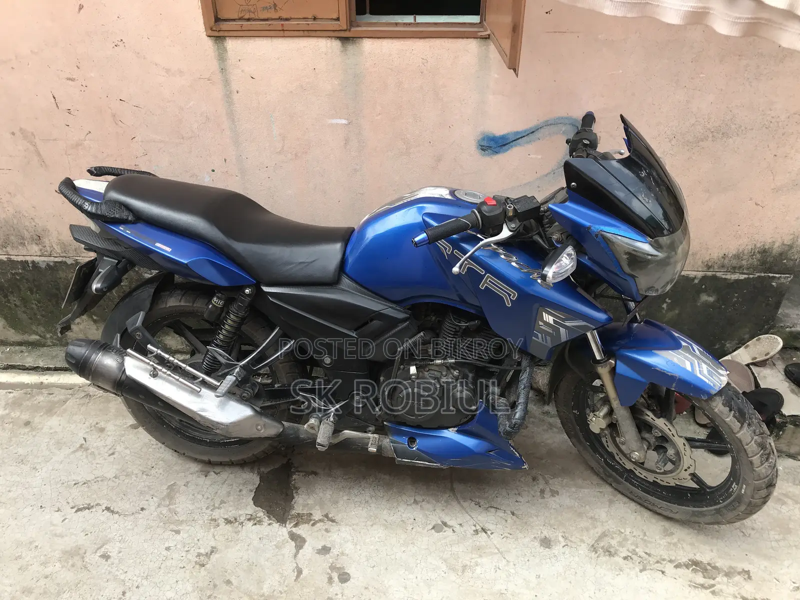 TVS Apache RTR 160 2V 2017 Blue