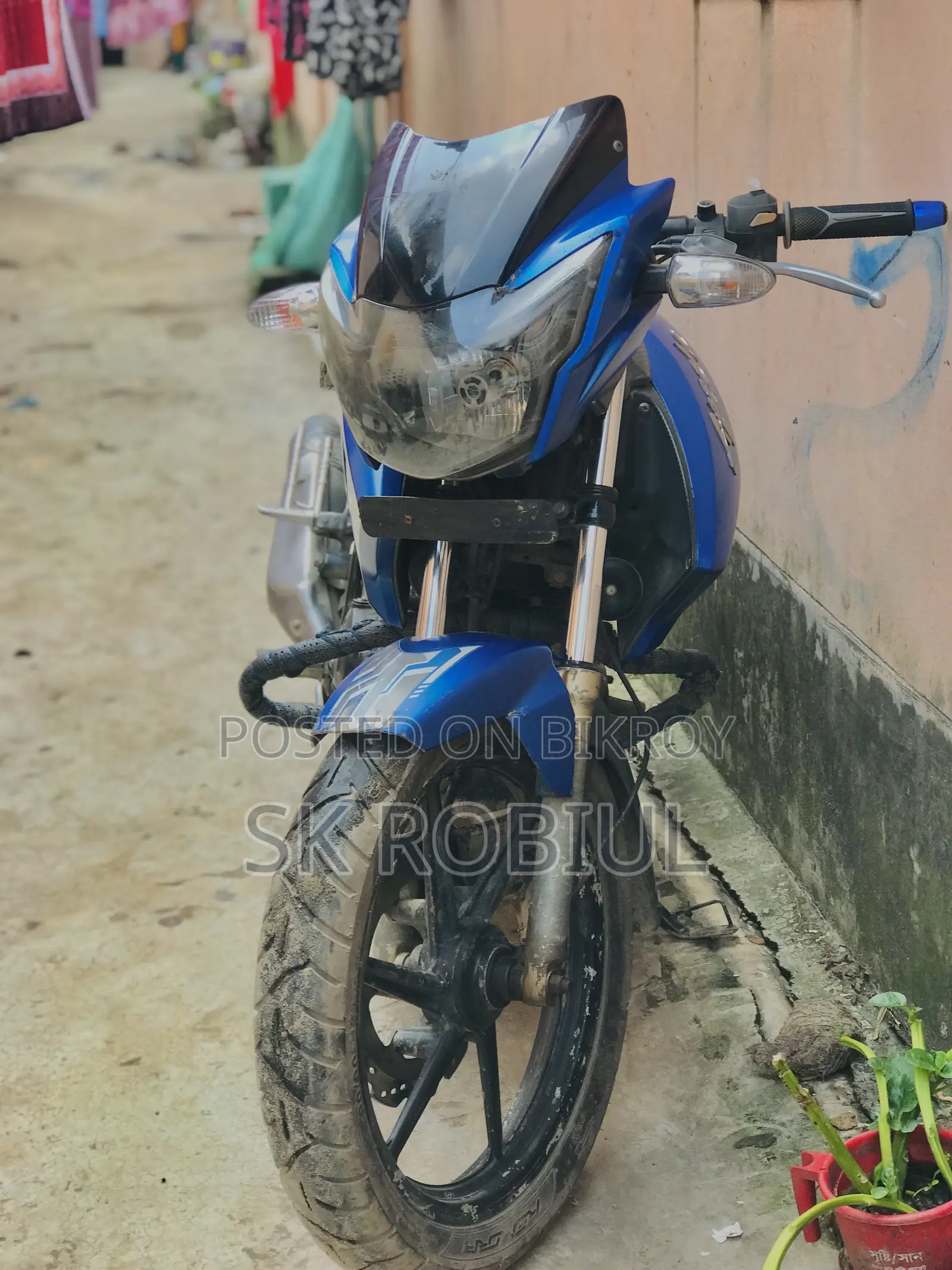 TVS Apache RTR 160 2V 2017 Blue