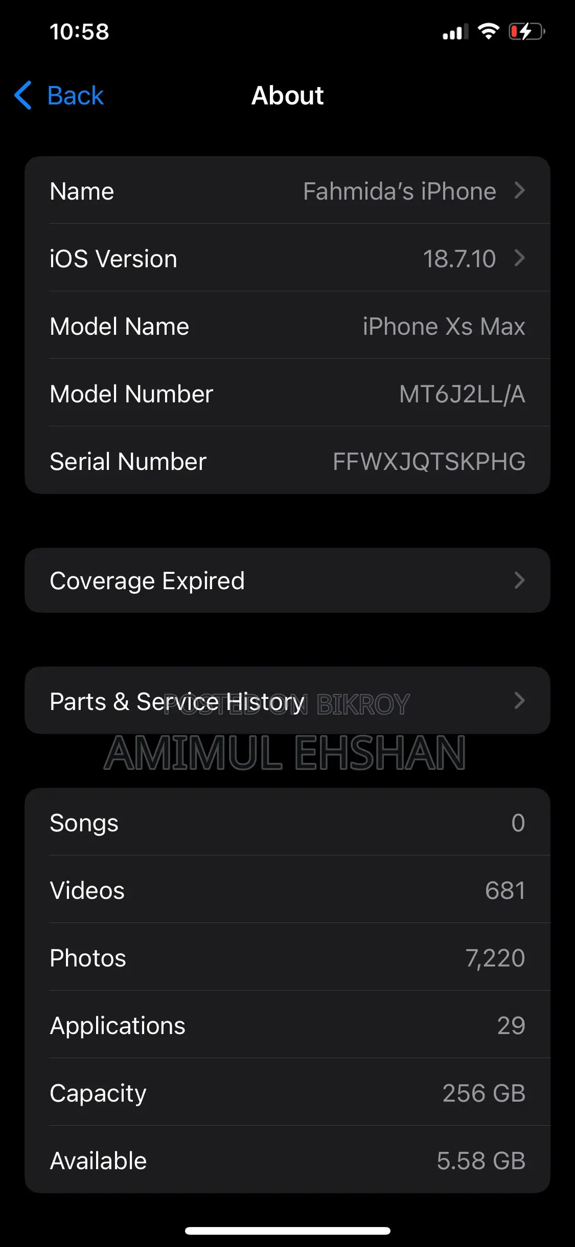 Apple iPhone XS Max 256 GB Black
