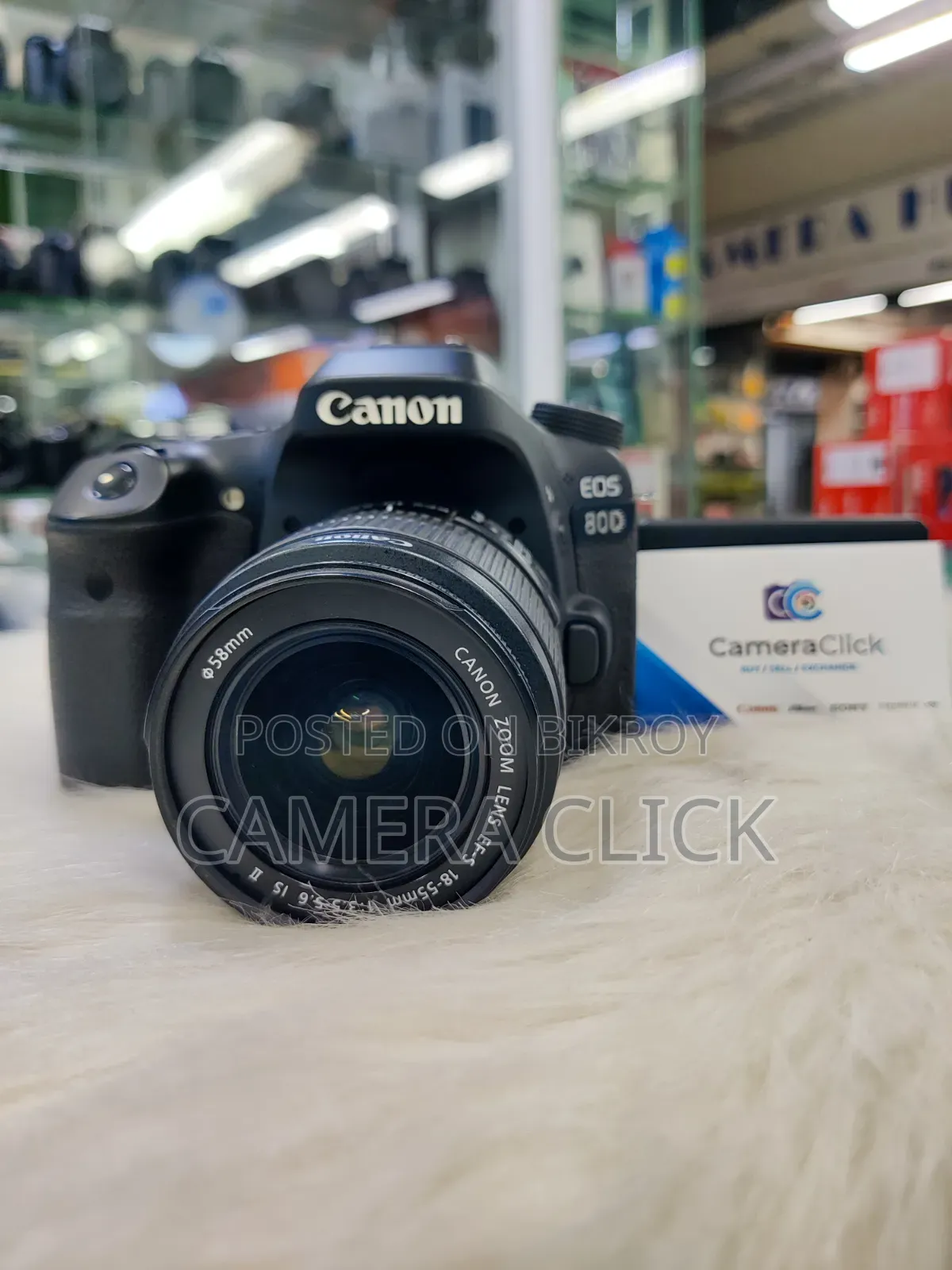 Canon 80D With 18-55mm IS Lens