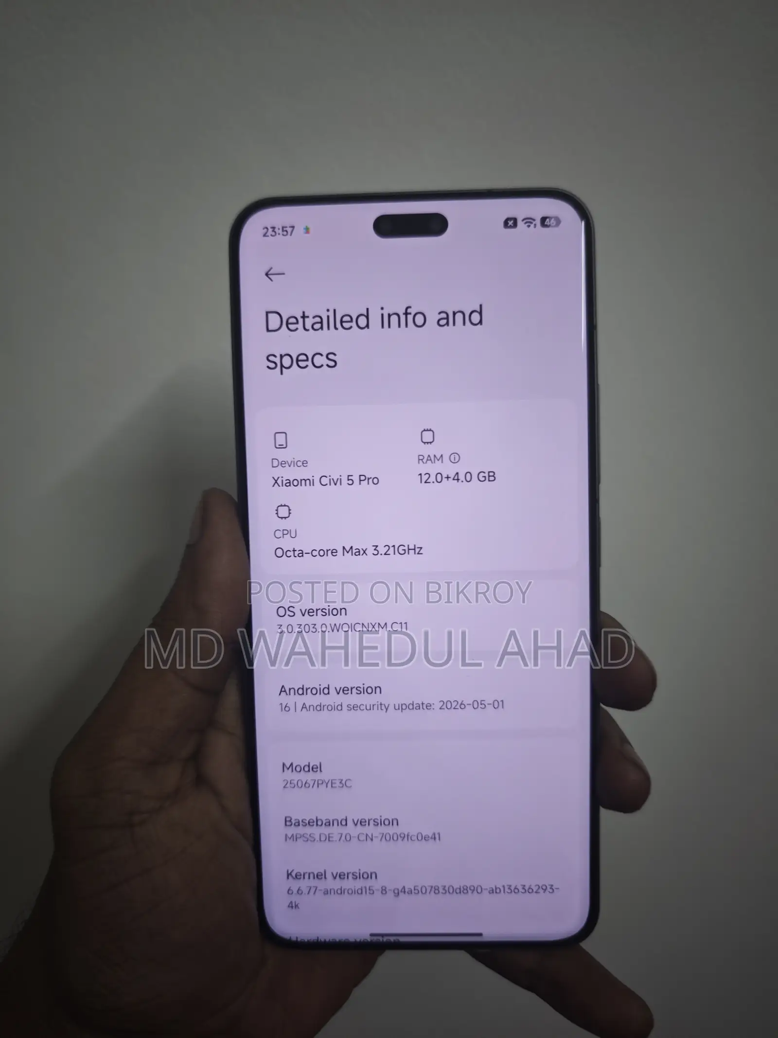 Xiaomi Civi 5 Pro 256 GB