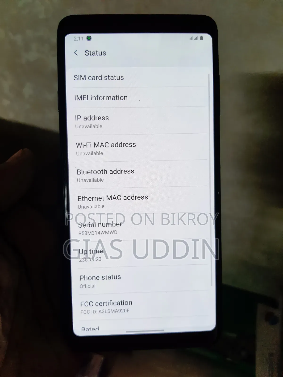 Samsung Galaxy A9 128 GB Blue