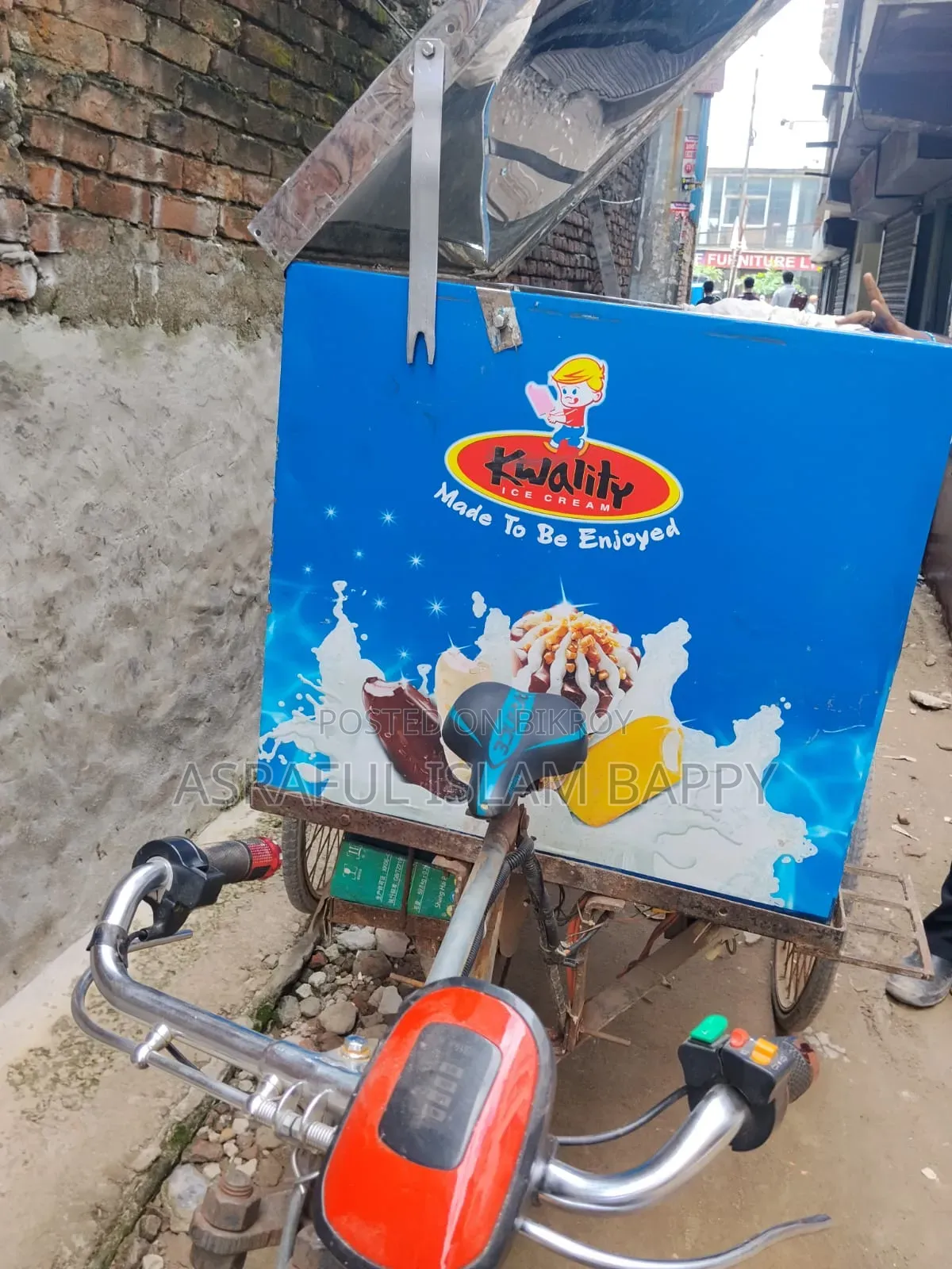 এসএস বডি আইসক্রিম অটো গাড়ি বিক্রি হবে