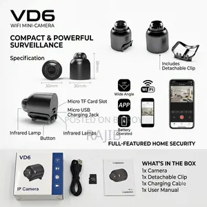 Mini WiFi Smart Security Camera – 1080P HD Wireless IP Camera