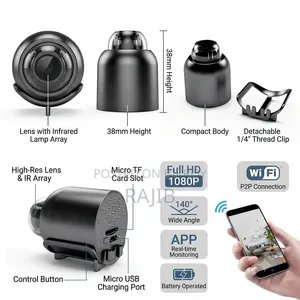 Mini WiFi Smart Security Camera – 1080P HD Wireless IP Camera