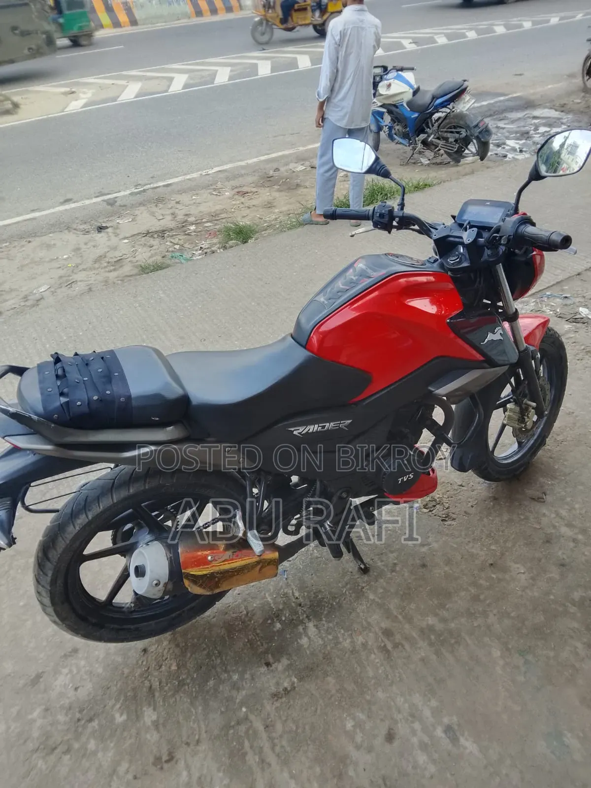 টিভিএস রাইডার ১২৫ ২০২৩ রেড