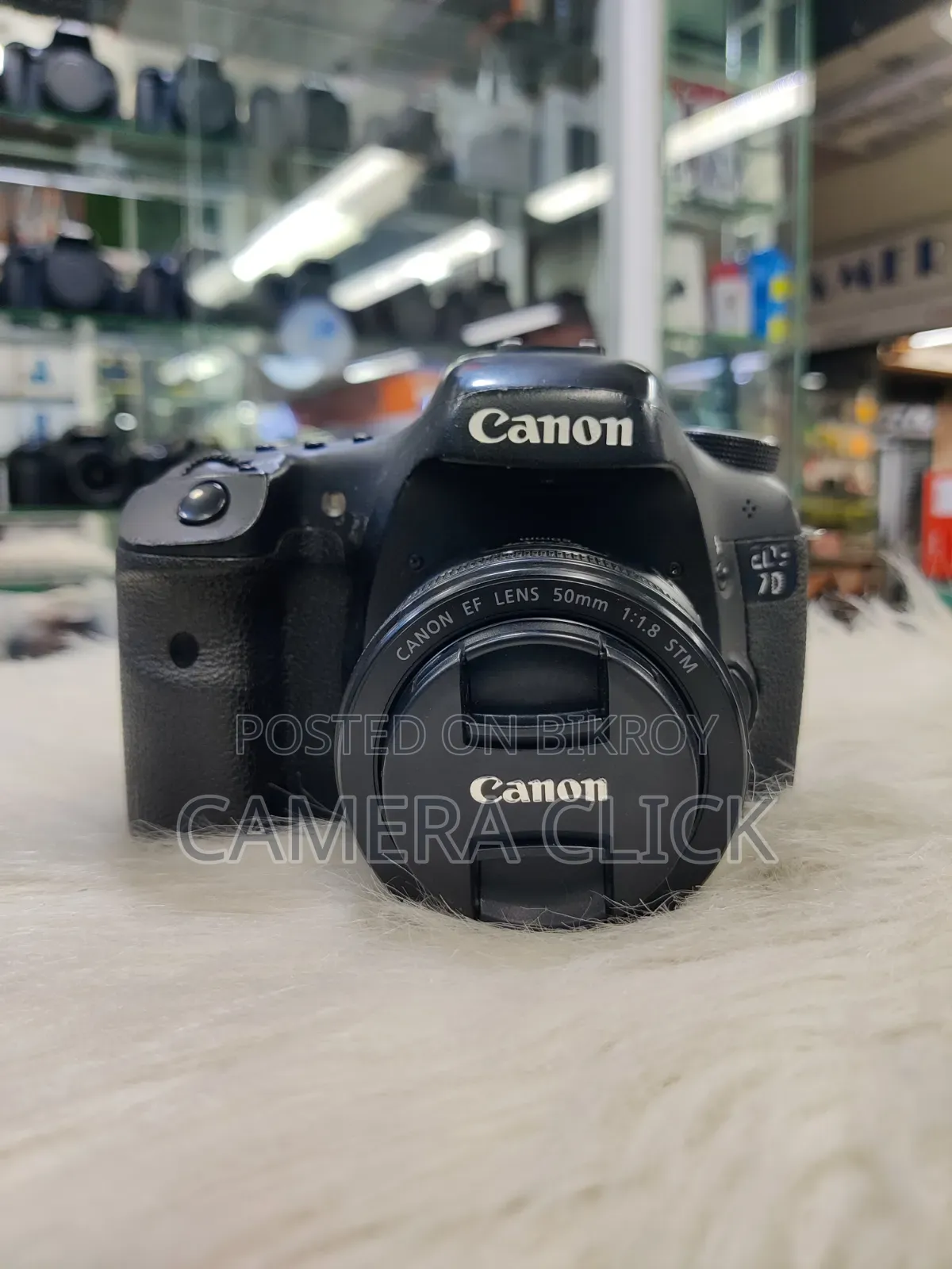 Canon EOS 7D With 50mm 1.8 STM Lens