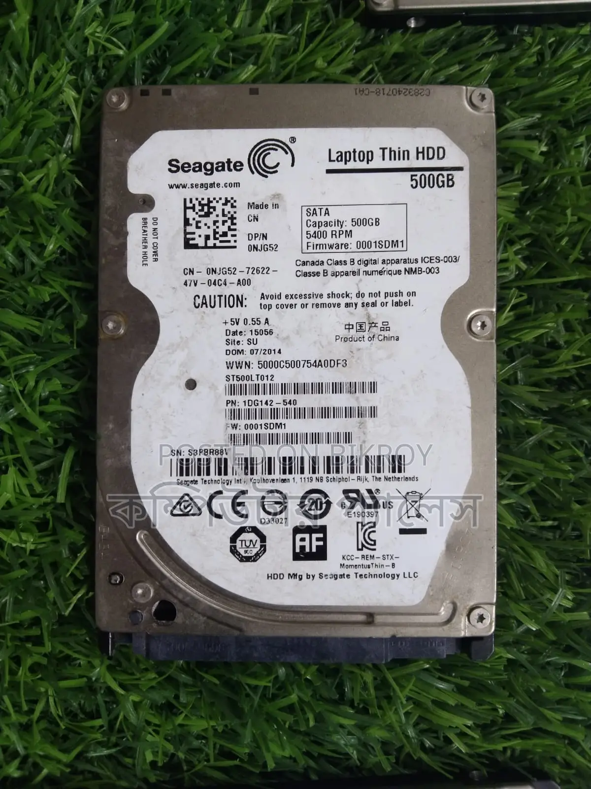 Laptop Hard Disk 500 GB 100% Fresh (Stock Available)