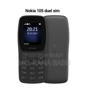 New Nokia 105 Black