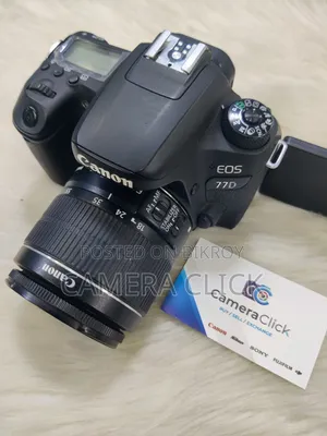 Canon EOS 77D With 18-55mm IS Lens
