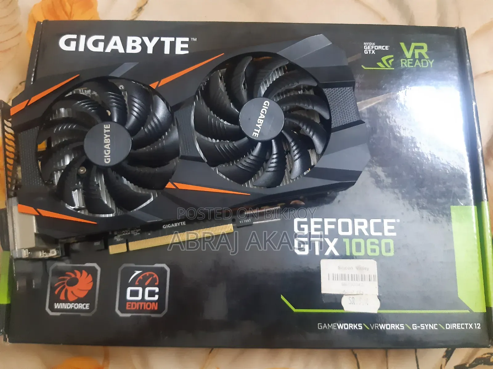Gigabyte Geforce GTX 1060