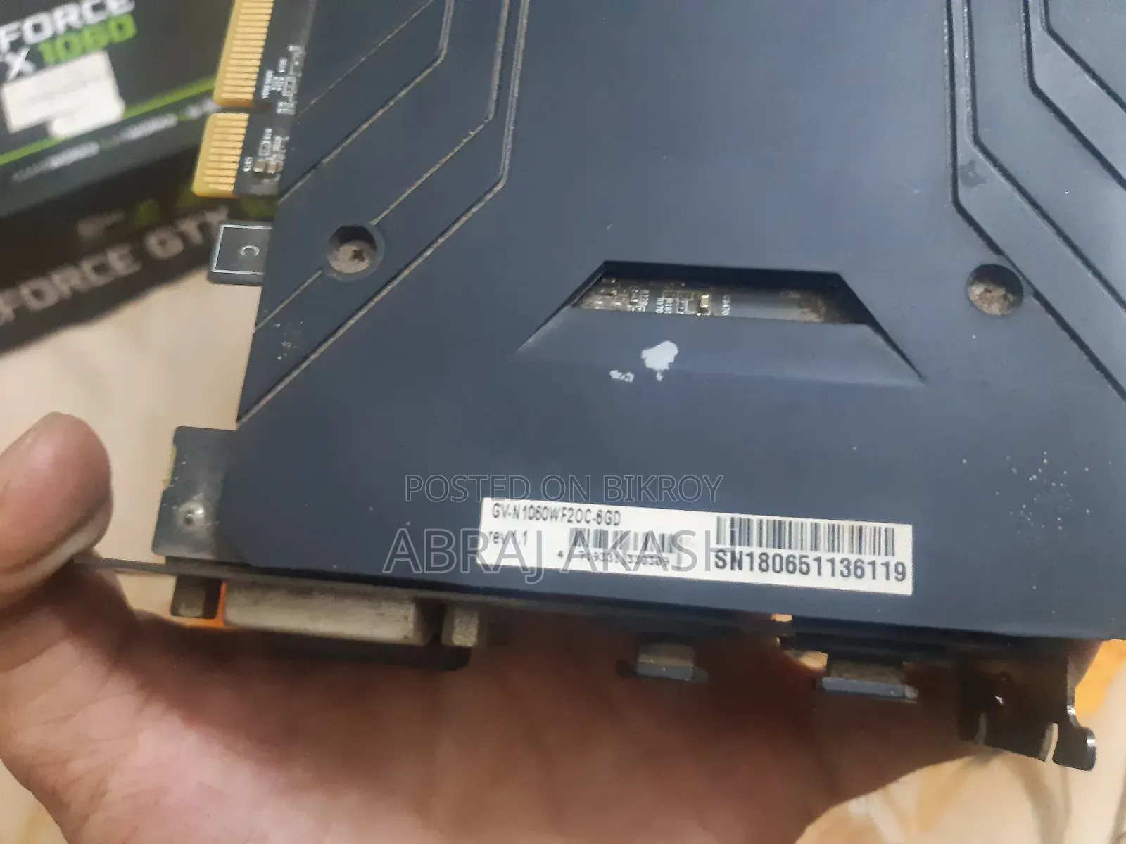 Gigabyte Geforce GTX 1060