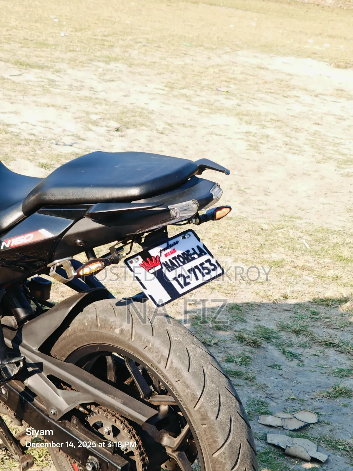 Bajaj Pulsar N160 2025 Black