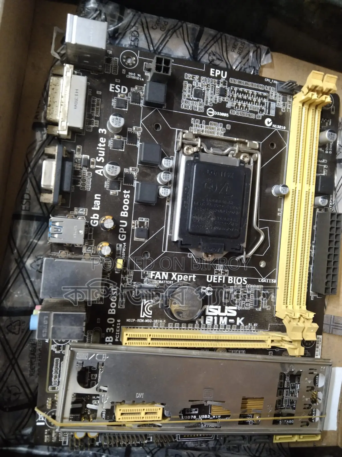 ASUS Brand H81 100% Fresh MotherBoard
