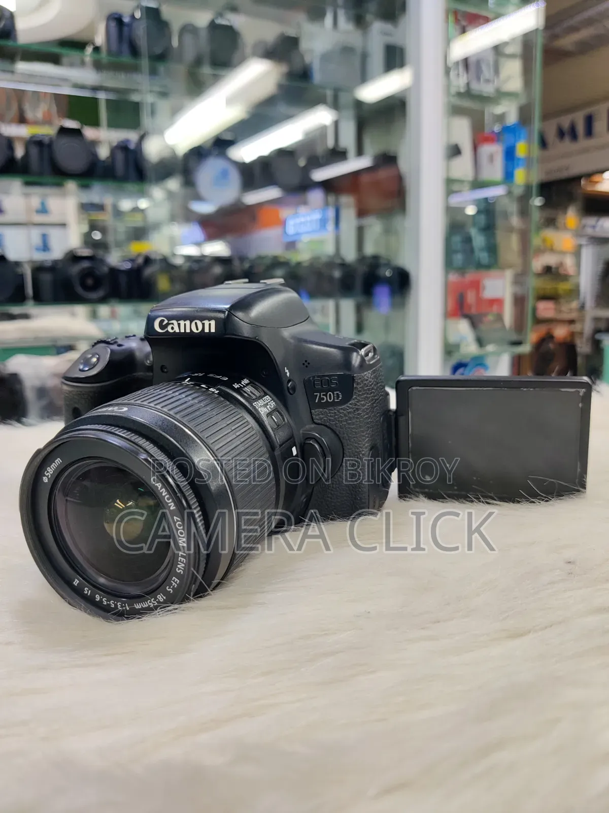 Canon EOS 750D + 18-55mm IS Lens