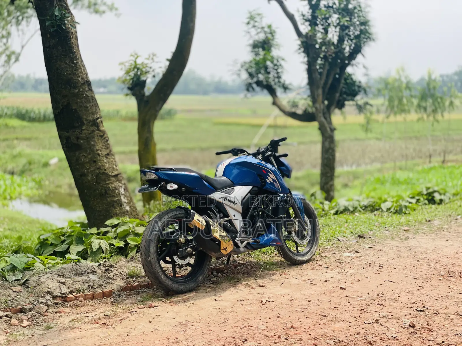 টিভিএস অ্যাপাচে আরটিআর ১৬০ ৪ভি ২০২৩ ব্লু