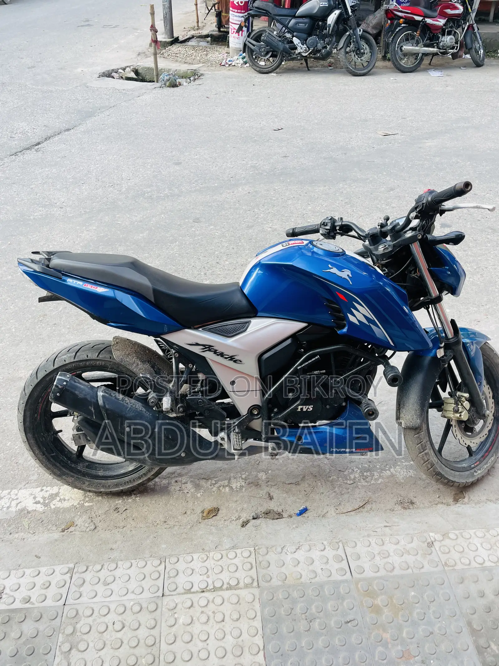 টিভিএস অ্যাপাচে আরটিআর ১৬০ ৪ভি ২০২৩ ব্লু