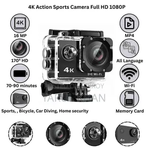 4k Sports Ultra Hd Dv 30m Action Camera- Trendy Tech