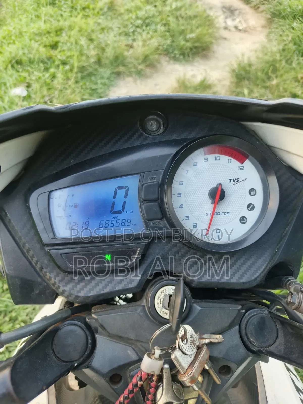 TVS Apache RTR 160 2V 2017 White