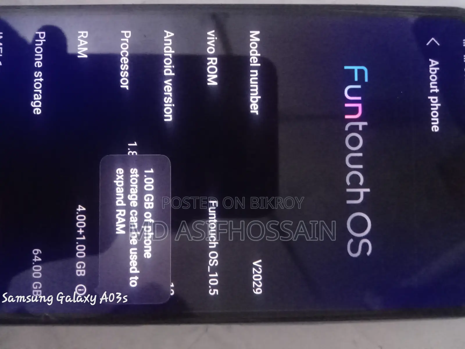 Vivo Y20 64GB Blue