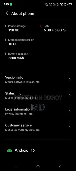 Vivo Y19s 128 GB Silver