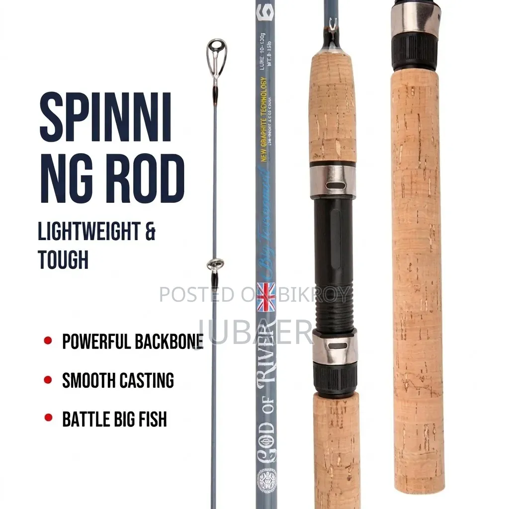 God of River Fishing Rod - Carbon Fiber - 2part